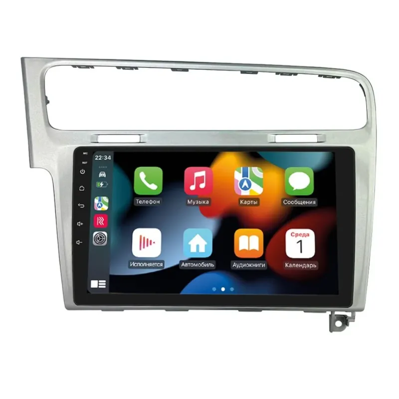 Штатна магнітола Volkswagen Golf 2012-2021 Silver CYCLONE C10-005 4X64, 4G, DSP, 2K