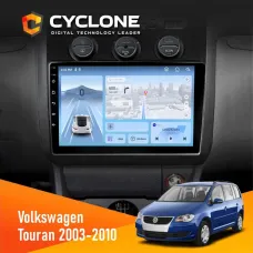 Штатна магнітола Volkswagen Touran 2010-2015 Climate CYCLONE C10-012 4X64 DSP 4G