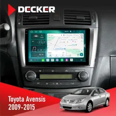 Штатна магнітола Toyota Avensis 2008-2015 Black CYCLONE C9-013 4X64 DSP 4G