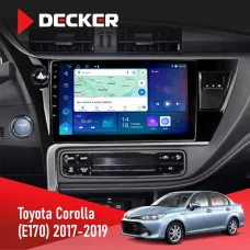 Штатна магнітола Toyota Corolla 2017-2019 DECKER D10-007 4X64, DSP, 360, 4G