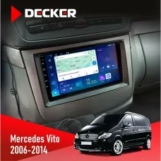 Штатна магнітола Mercedes-Benz Vito (W639), Viano (W639) 2006-2014 DECKER D9-007 4X64 DSP 360 4G