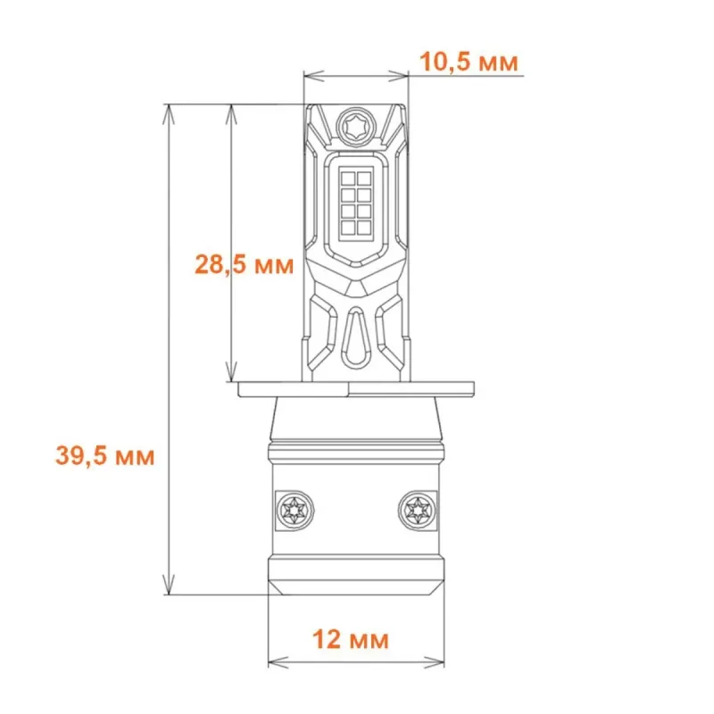 Світлодіодна лампа NEXTONE L7 H3 6000K