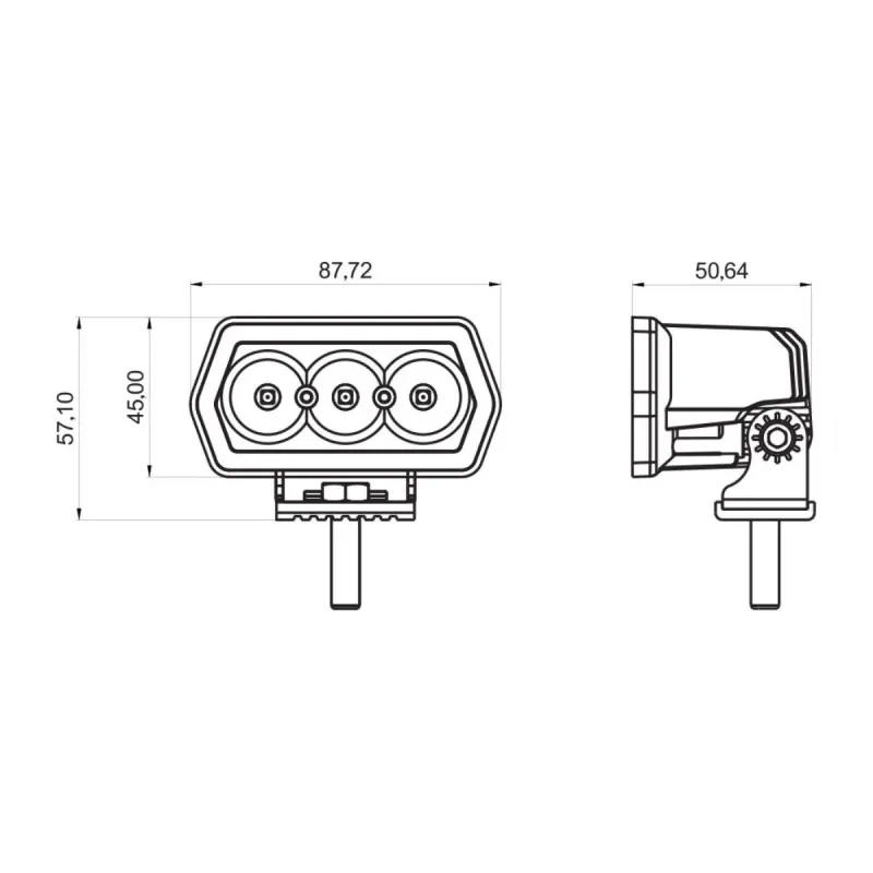 Cвітлодіодна фара DECKER WL-L1 15W PREMIUM SPOT