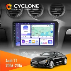 Штатна магнітола Audi TT 2006-2014 CYCLONE C9-011 4X64, DSP
