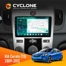 Штатна магнітола KIA Cerato (TD) 2009-2012 CYCLONE C9-013 4X64 DSP 4G