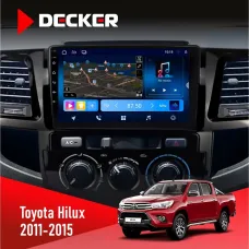 Штатна магнітола Toyota Hilux 2011-2015 DECKER D9-008 8X128 DSP 4G
