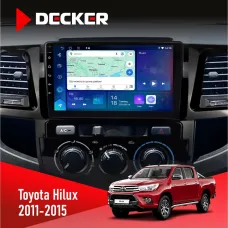 Штатна магнітола Toyota Hilux 2011-2015 DECKER D9-007 4X64 DSP 360 4G