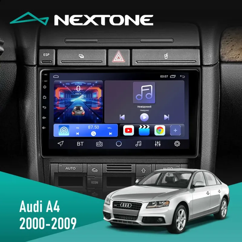 Штатна магнітола Audi A4 2000-2009 CYCLONE C9 CPL 2X32