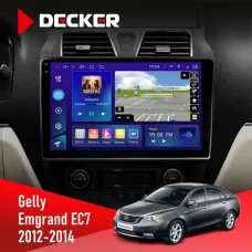 Штатна магнітола Gelly Emgrand EC7 2012-2014 DECKER D10-005 4X64, DSP, 360, 4G, 2K