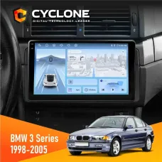 Штатна магнітола BMW 3 Series (E46) 1998-2005 Радіо модуль CYCLONE C9-012 4X64 DSP 4G