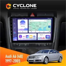 Штатна магнітола Audi A6 (4B) 1997-2005 CYCLONE C9-011 4X64, DSP