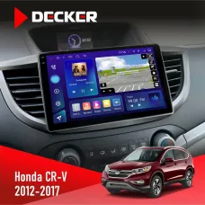 Штатна магнітола Honda CR-V 2012-2017 DECKER D10-005 4X64, DSP, 360, 4G, 2K