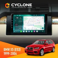 Штатна магнітола BMW X5 (E53) 1999-2006 CYCLONE C9-013 4X64 DSP 4G