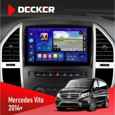 Штатна магнітола Mercedes-Benz Vito (W447) 2014 DECKER D10-005 4X64, DSP, 360, 4G, 2K