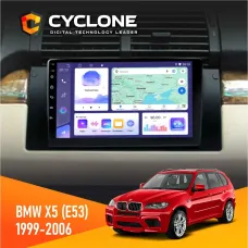 Штатна магнітола BMW X5 (E53) 1999-2006 CYCLONE C9-011 4X64, DSP