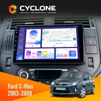 Штатна магнітола Ford C-Max 2003-2008 CYCLONE C9-011 4X64, DSP