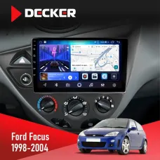 Штатна магнітола Ford Focus 1998-2004 DECKER D9-006 4X64, 4G