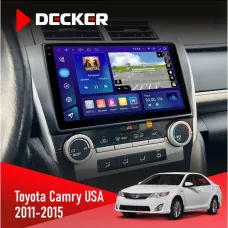 Штатна магнітола Toyota Camry 2011-2015 USA DECKER D10-005 4X64, DSP, 360, 4G, 2K