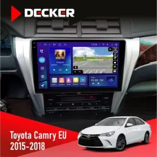 Штатна магнітола Toyota Camry 2015-2018 DECKER D10-005 4X64, DSP, 360, 4G, 2K
