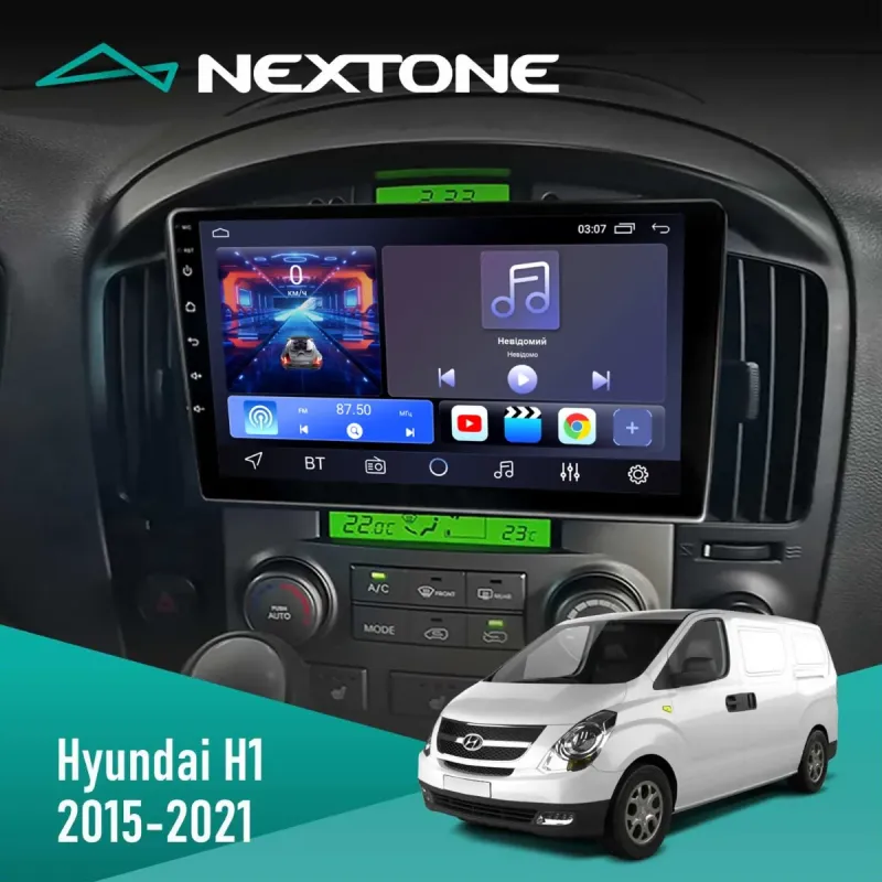 Штатна магнітола Hyundai H-1 2015-2021 CYCLONE C9 CPL 2X32