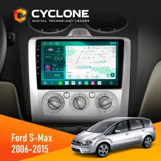 Штатна магнітола Ford S-Max 2006-2015 CYCLONE C9-013 4X64 DSP 4G
