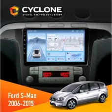 Штатна магнітола Ford S-Max 2006-2015 Climate CYCLONE C9-012 4X64 DSP 4G