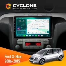 Штатна магнітола Ford S-Max 2006-2015 Climate CYCLONE C9-013 4X64 DSP 4G