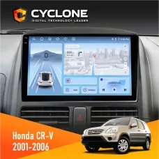 Штатна магнітола Honda CR-V 2001-2006 CYCLONE C9-012 4X64 DSP 4G
