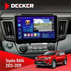 Штатна магнітола Toyota RAV4 2013-2019 DECKER D10-005 4X64, DSP, 360, 4G, 2K