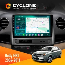 Штатна магнітола Gelly MK1 2006-2013 CYCLONE C9-013 4X64 DSP 4G