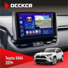 Штатна магнітола Toyota RAV4 2019+ DECKER D10-005 4X64, DSP, 360, 4G, 2K