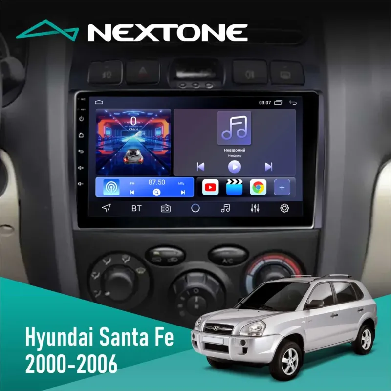 Штатна магнітола Hyundai Santa Fe 2000-2006 CYCLONE C9 CPL 2X32