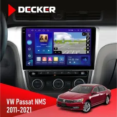 Штатна магнітола Volkswagen Passat NMS 2011-2021 DECKER D10-005 4X64, DSP, 360, 4G, 2K