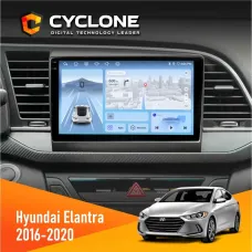 Штатна магнітола Hyundai Elantra 2016-2020 CAN CYCLONE C9-012 4X64 DSP 4G
