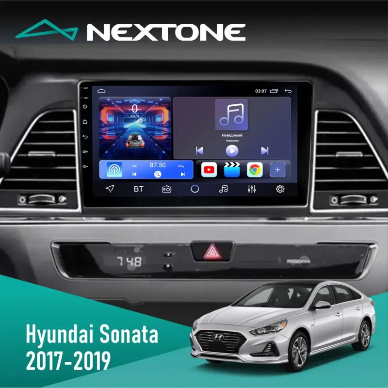 Штатна магнітола Hyundai Sonata 2017-2019 CAN CYCLONE C9 CPL 2X32