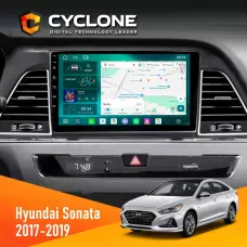 Штатна магнітола Hyundai Sonata 2017-2019 CAN CYCLONE C9-013 4X64 DSP 4G