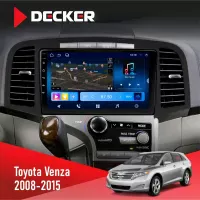 Штатна магнітола Toyota Venza 2008-2015 AMP DECKER D9-008 8X128 DSP 4G