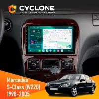 Штатна магнітола Mercedes-Benz S-Class (W220) 1998-2005 Most CYCLONE C9-013 4X64 DSP 4G