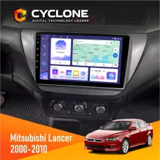 Штатна магнітола Mitsubishi Lancer 9 2000-2010 Black CYCLONE C9-011 4X64, DSP