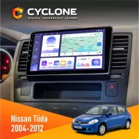 Штатна магнітола Nissan Tiida 2004-2012 CYCLONE C9-012 4X64 DSP 4G