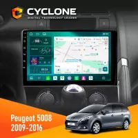 Штатна магнітола Peugeot (5008) 2009-2016 CYCLONE C9-013 4X64 DSP 4G