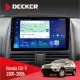 Штатна магнітола Honda CR-V 2001-2006 DECKER D9-003 6X128, DSP, 4G, 2K