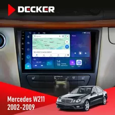 Штатна магнітола Mercedes-Benz E-Class (W211) 2002-2009 AMP DECKER D9-007 4X64 DSP 360 4G