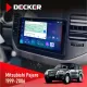 Штатна магнітола Mitsubishi Pajero 1999-2006 DECKER D9-003 6X128, DSP, 4G, 2K