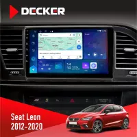 Штатна магнітола Seat Leon 2012-2020 DECKER D9-007 4X64 DSP 360 4G