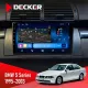 Штатна магнітола BMW 5 Series (E39) 1995-2003 Радіо модуль DECKER TS TS9-003 4X64, DSP 4G, 2K