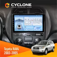 Штатна магнітола Toyota RAV4 2003-2005 CYCLONE C9-012 4X64 DSP 4G