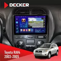 Штатна магнітола Toyota RAV4 2003-2005 DECKER D9-005 4X64, DSP, 360, 4G, 2K