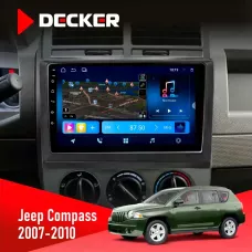 Штатна магнітола Jeep Compass 2007-2010 DECKER D10-008 8X128 DSP 4G