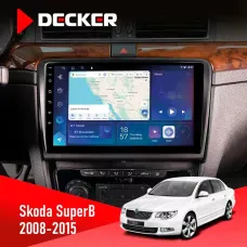 Штатна магнітола Skoda SuperB 2008-2015 DECKER D10-007 4X64, DSP, 360, 4G